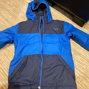 Boys North Face reversible Jacket 7/8 Small